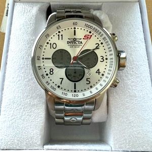 Invicta S1 Rally Silver Dial Watch